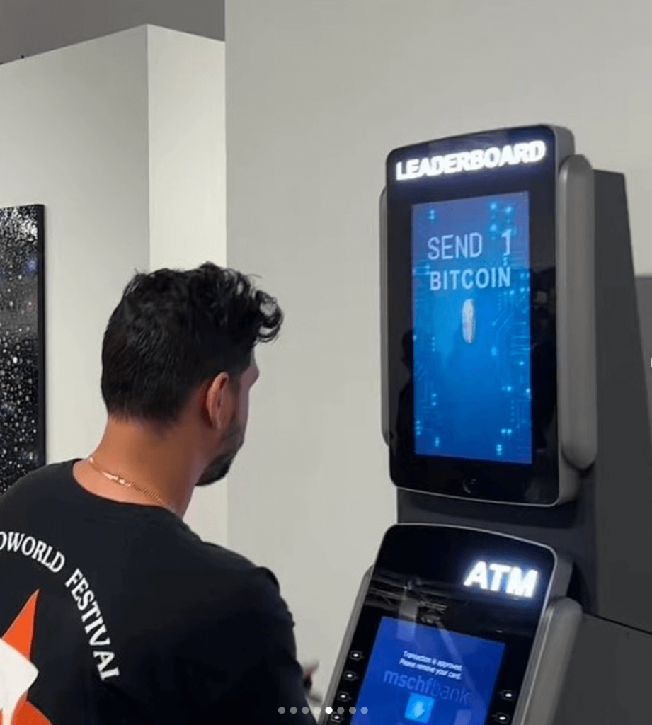 MSCHF Installs ATM Leaderboard at Art Basel Miami