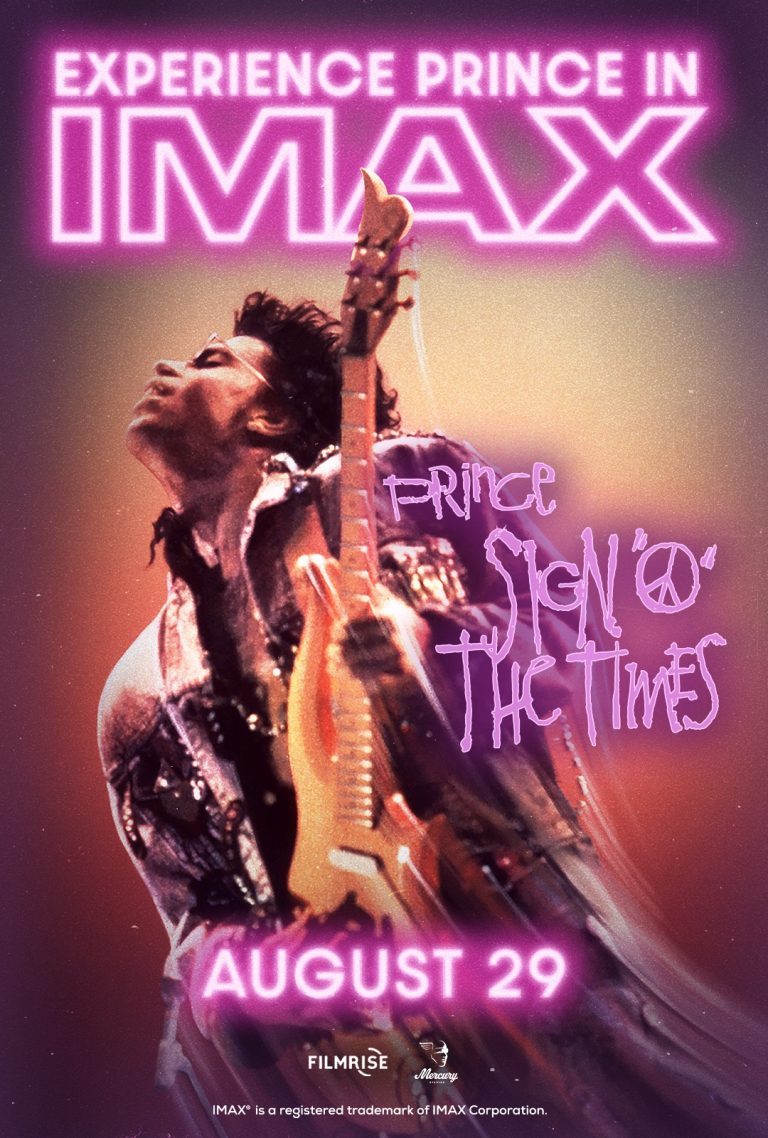 Prince’s Iconic Concert Film “Sign O’ The Times” Set for Global IMAX Release by Mercury Studios and FilmRise